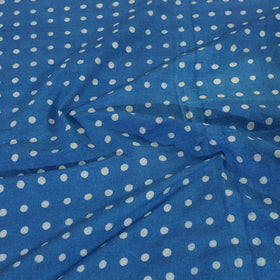 Blue - Akola Block Printing Jhiri Pure Handloom Cotton Single Bedcover (94 x 59 in)