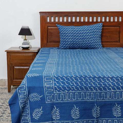 Buy Akola Block Printing Jhiri Pure Handloom Cotton Single Bedcover Online at iTokri.com