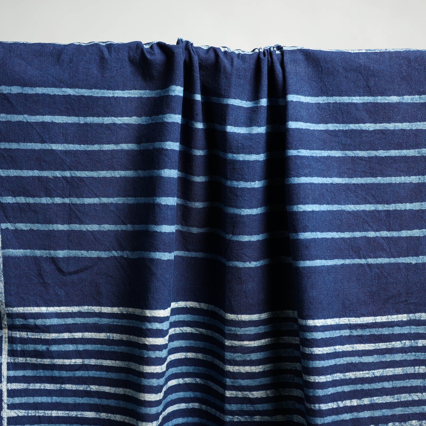Blue Akola Block Print Pure Handloom Cotton Towel 