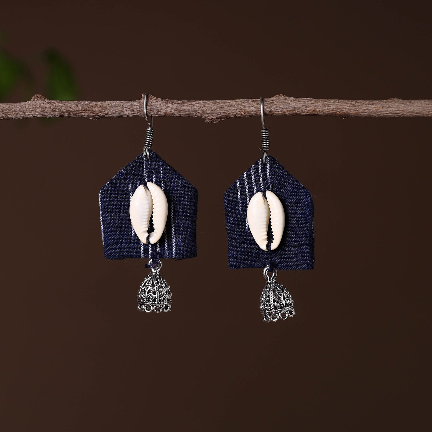  Zoya German Silver Fabart Earrings 