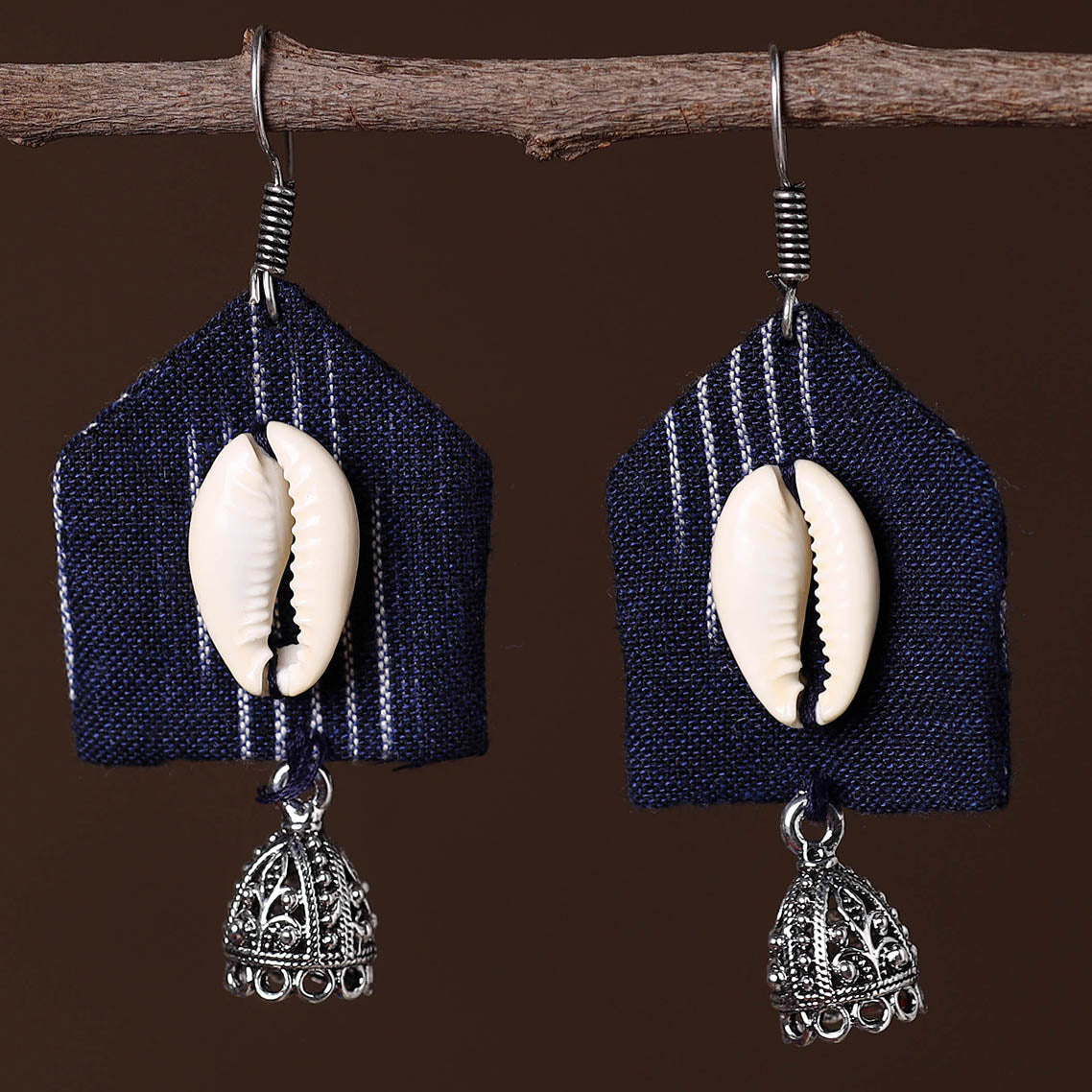  Zoya German Silver Fabart Earrings 