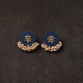 Amaira fabart earrings with kundan & beads - handcrafted