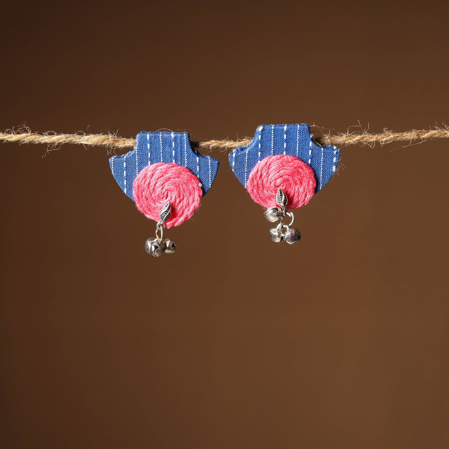 Nikhat Thread Work GS Fabart Earrings 