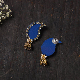 Buy Anvika Stone Work Fabart Earrings