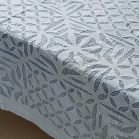  Blue Applique Cutwork Cotton Table Cover