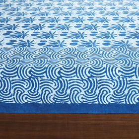 Buy Block Art Print Cotton Double Bindaas Bed Sheet