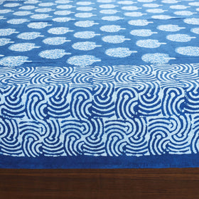  Block Art Print Cotton Double Bindaas Bed Sheet