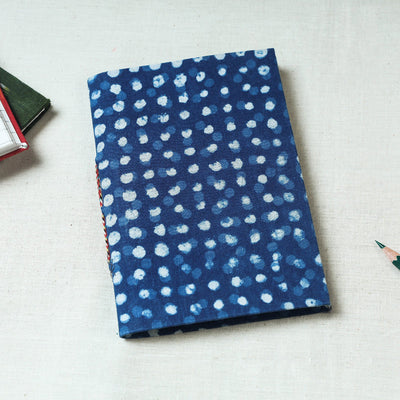  Art Block Print Fabric Cover Handmade Paper Notebook 