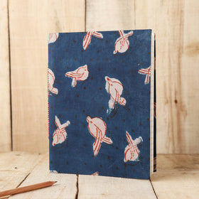 Buy Art Block Print Fabric Cover Handmade Paper Notebook Online at iTokri.com
