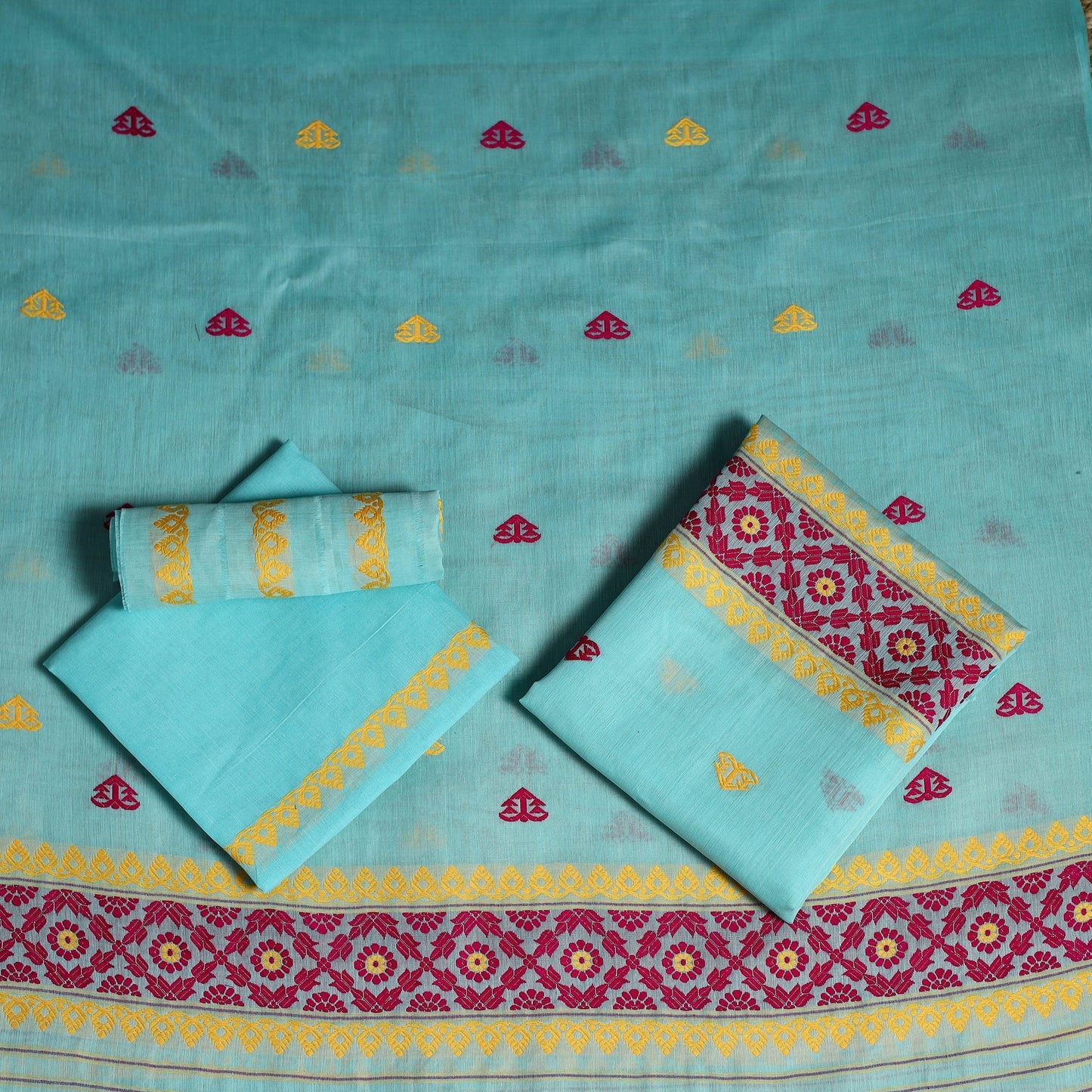 Assam handloom silk cotton mekhela chador with blouse piece