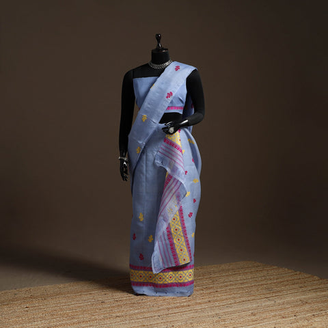 Assam handloom silk cotton mekhela chador with blouse piece