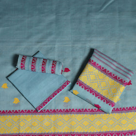 Assam handloom silk cotton mekhela chador with blouse piece