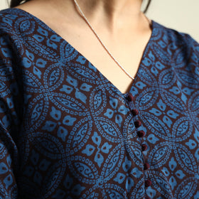 Buy Bagh Block Printing Cotton Kurta with Palazzo & Dupatta Set Online at iTokri.com