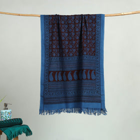 Bagh Hand Block Print Cotton Handloom Towel