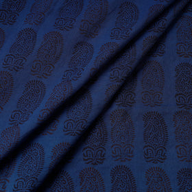  Bagh Hand Block Printed Chanderi Silk Handloom Fabric 