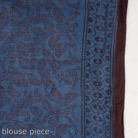 Buy Bagh Hand Block Printed Cotton Saree Cotton Saree Online l iTokri.com
