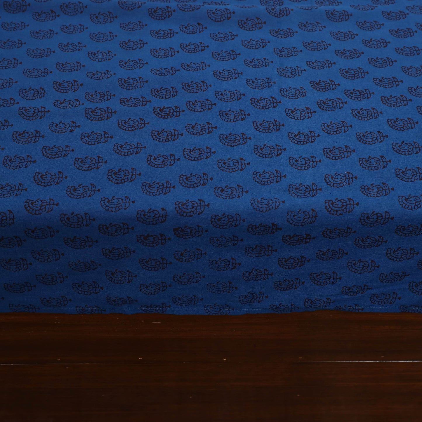 Blue Bagh Print Patchwork Cotton Bedsheet Set