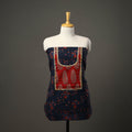 Blue - bagru cotton unstitched kurta material