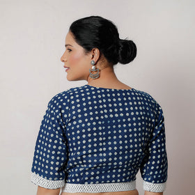 Buy Bagru Dabu Hand Block Printed Cotton Blouse Online at iTokri.com
