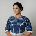 Buy Bagru Dabu Hand Block Printed Cotton Blouse Online at iTokri.com