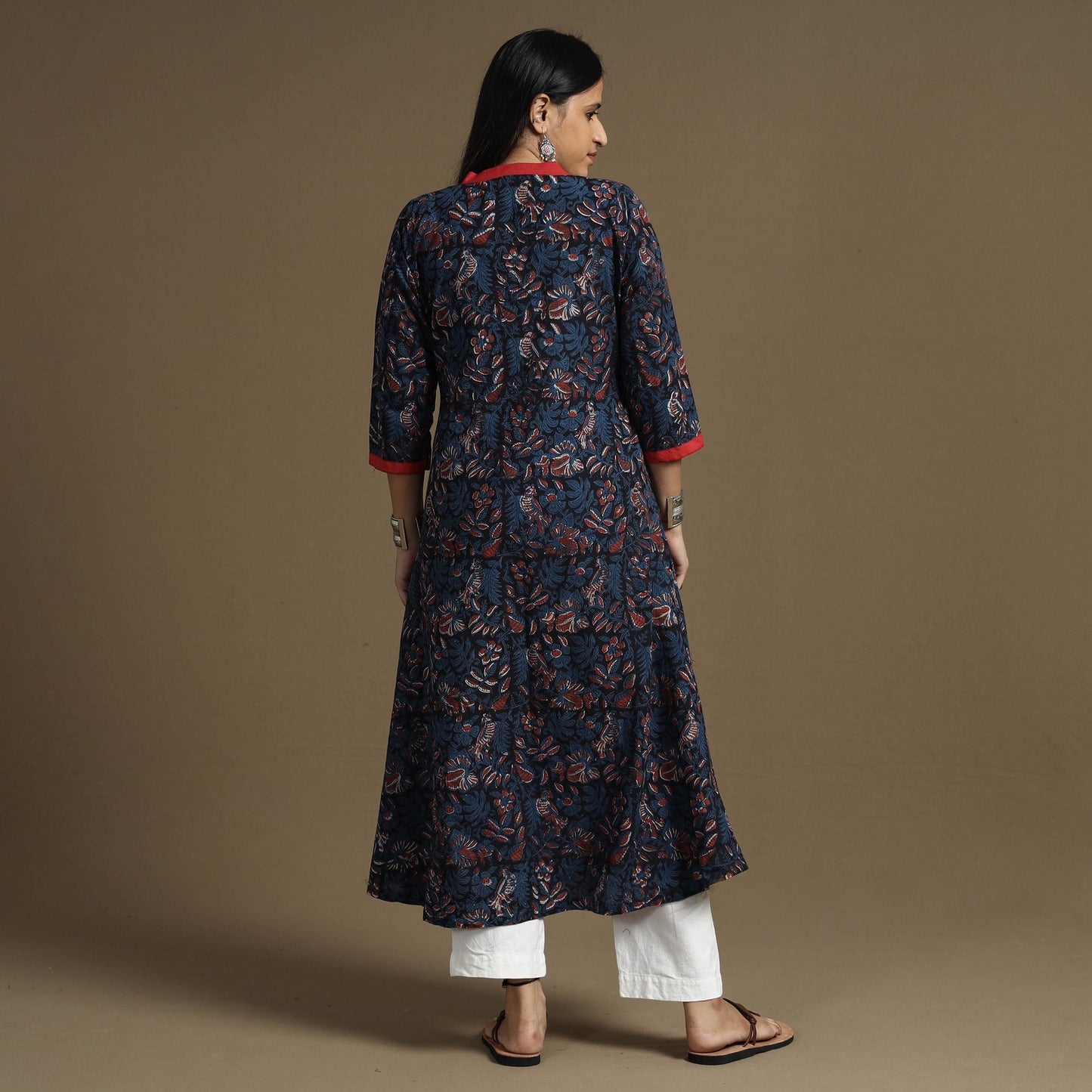  Bagru Hand Block Printed Kurta