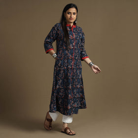  Bagru Hand Block Printed Kurta