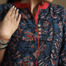  Bagru Hand Block Printed Kurta