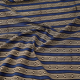 Bagru Block Print Natural Dyed Cotton Fabric