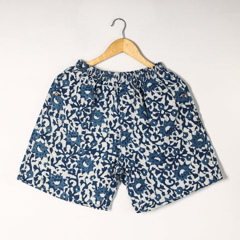 Buy Bagru Block Printed Cotton Unisex Boxer/Shorts Online at iTokri.com