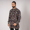  Bagru Block Printing Cotton Men Short Kurta 