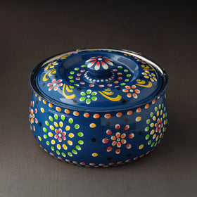  Banaras Handpainted Stainless Steel Casserole 