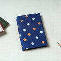 Blue - Bandhani Cover Handmade Paper Notebook (5 x 3.5 in)