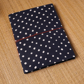 Bandhani fabric cover handmade paper photo album (12 x 10