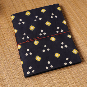 Bandhani fabric cover handmade paper photo album (12 x 10