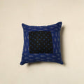 Buy Bandhani Patch Ikat Cushion Cover