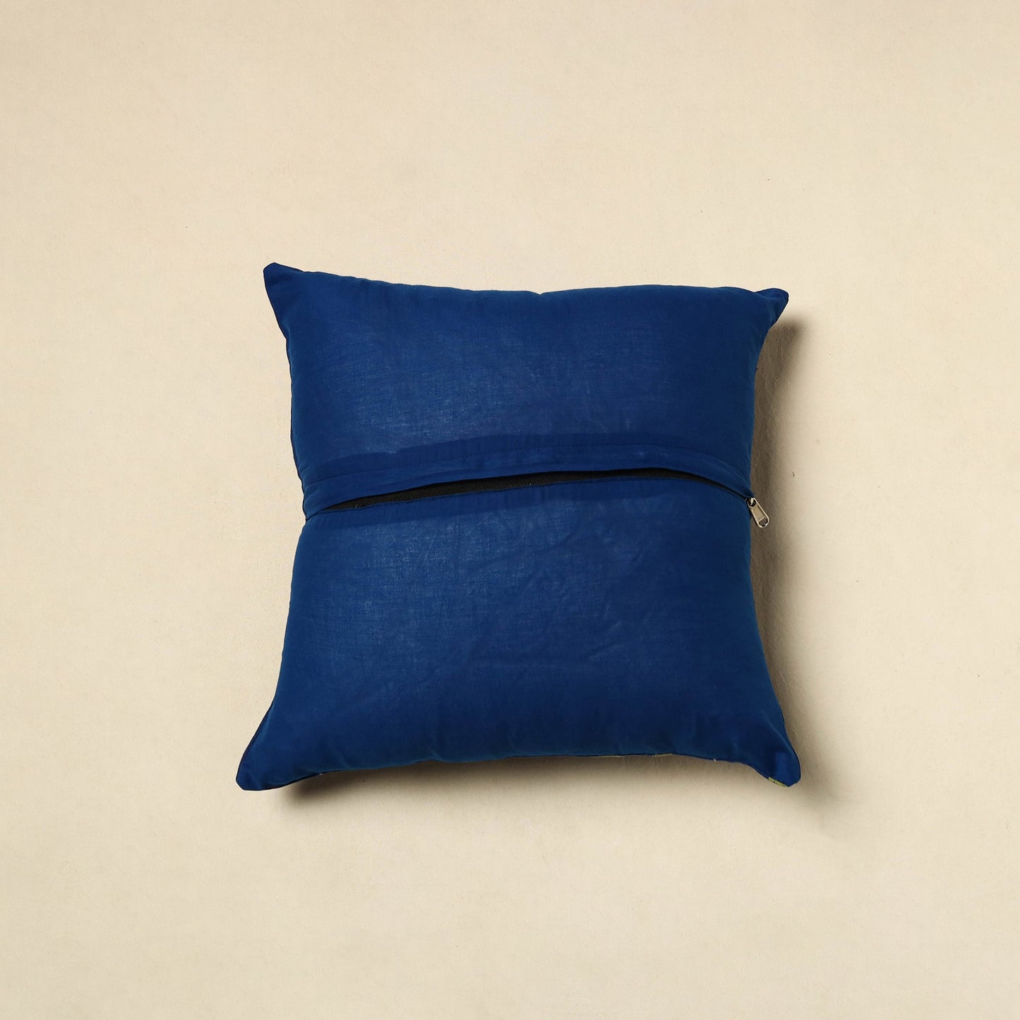 Buy Bandhani Patch Ikat Cushion Cover