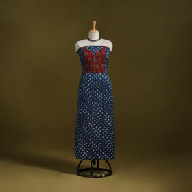 Bandhani patchwork cotton unstitched kurta material (3m) 29