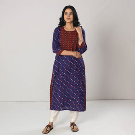 bandhani kurta