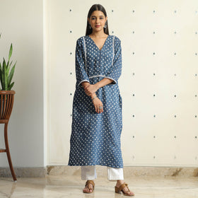 bandhani kurta