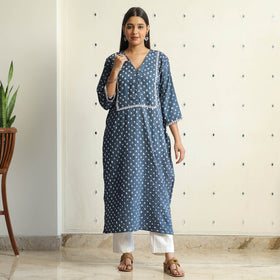 bandhani kurta