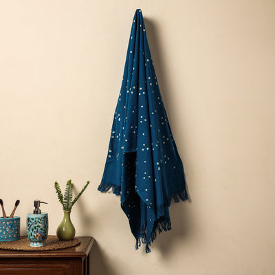  Bandhani Tie-Dye Pure Handloom Cotton Towel 