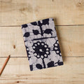 Batik Blue Fabric Cover Handmade Paper Notebook 