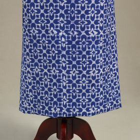 Blue - batik patchwork cotton unstitched kurta material