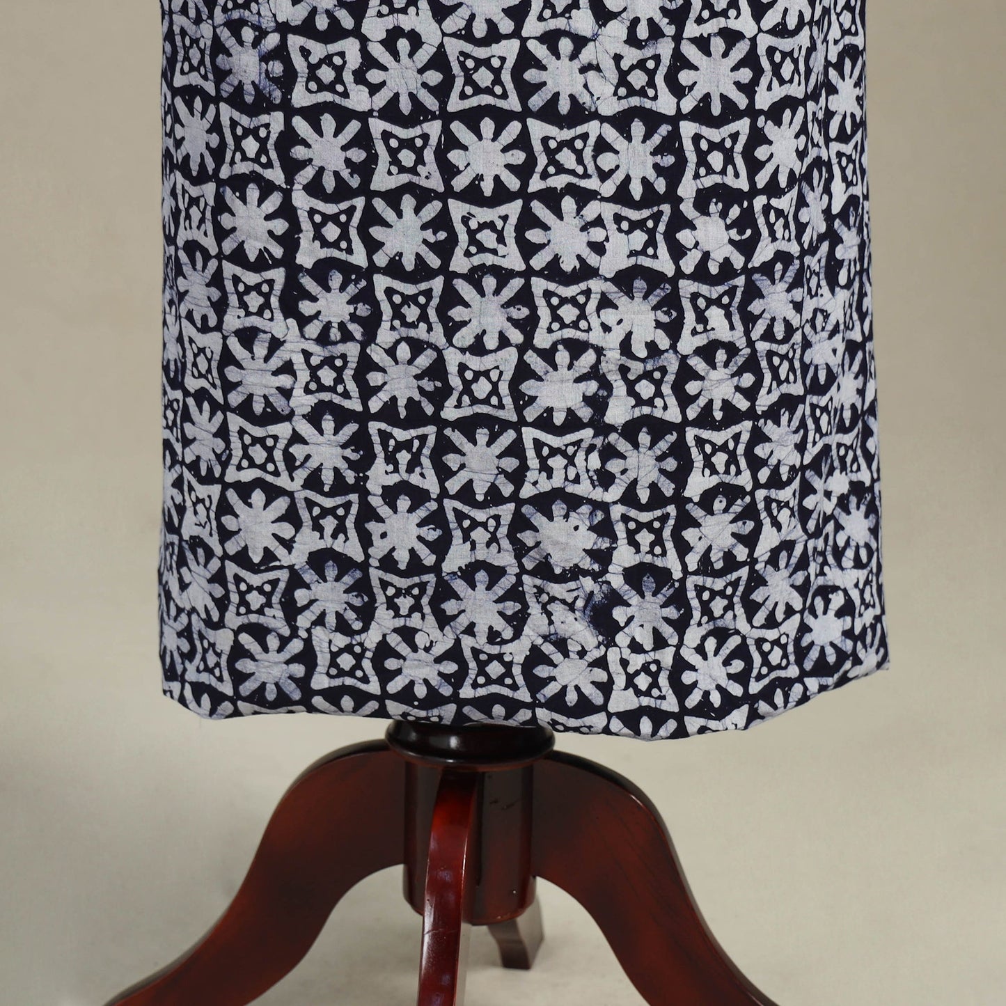 Blue - batik patchwork cotton unstitched kurta material