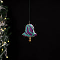 Blue - bell - hand embroidered felt christmas decor