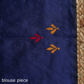 Bengal hand embroidery silk nakshi kantha saree 18