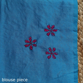 Bengal hand embroidery silk nakshi kantha saree 25