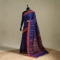 Blue - bengal handwoven cotton begumpuri saree 16