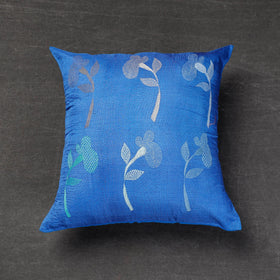 Buy Bengal Kantha Embroidery Mulberry Silk Cushion Cover Online l iTokri.com