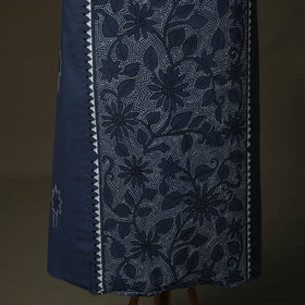 Bengal kantha hand embroidered cotton unstitched kurta
